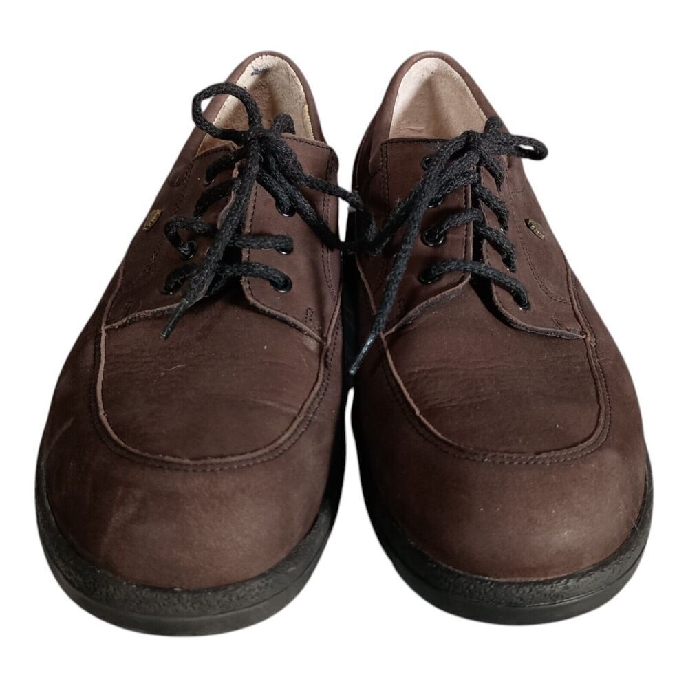 Finn Comfort Shoes Brown Leather Lace up Low Top Women's 7.5 C Made in Germany - Picture 3 of 10